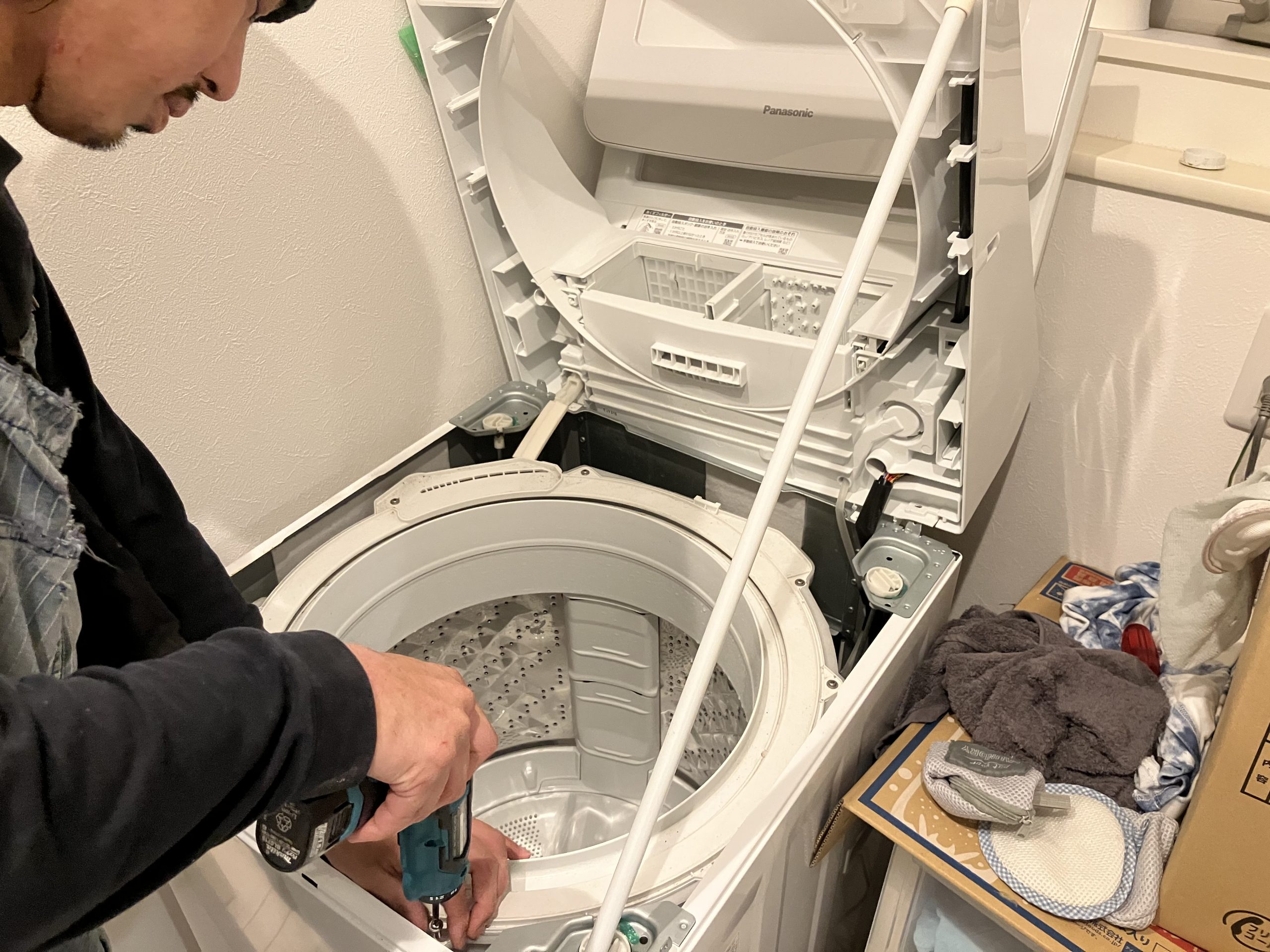 【パナソニック洗濯機全般】臭いが気になる時の原因と対処法を紹介します