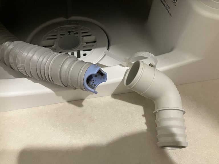 洗濯機置き場に排水エルボがない時の対処方法
