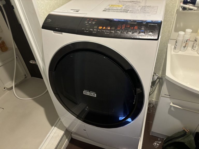 日立ドラム式洗濯機「C02」内部詰まりのトラブルを解消して来ました