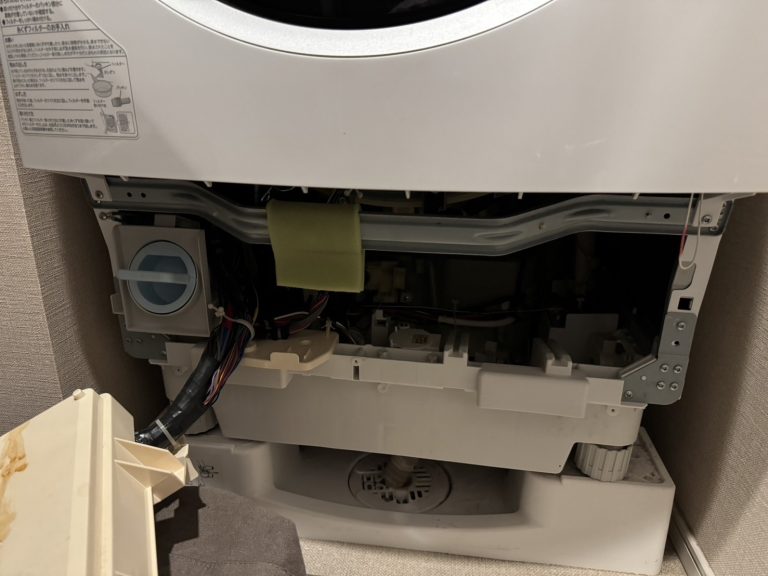 東芝ドラム式洗濯機エラーコード「C1」排水ができない時の原因と対処法