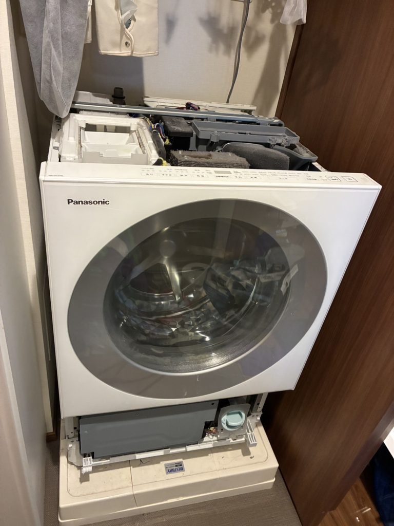 神奈川県横浜市【パナソニック洗濯機分解洗浄】専門業者の作業実績を紹介します