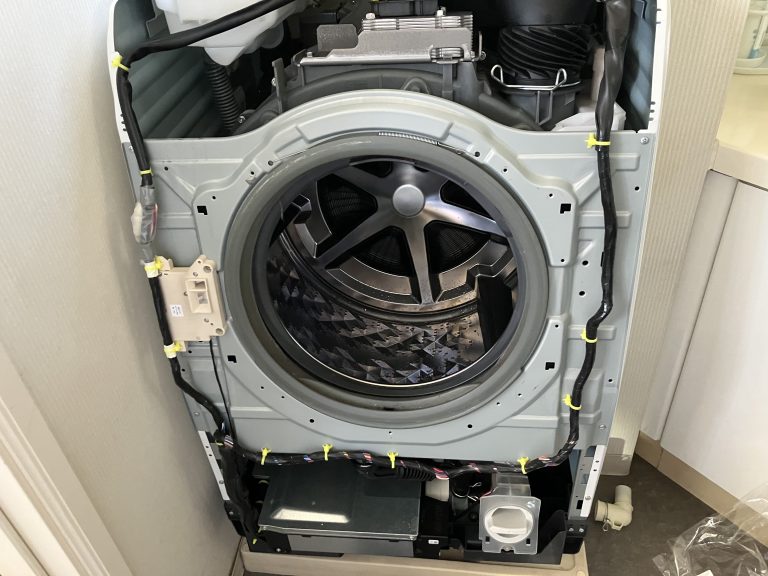 パナソニックドラム式洗濯機【NA-VXシリーズ】乾燥機能低下！分解洗浄業者の作業実績