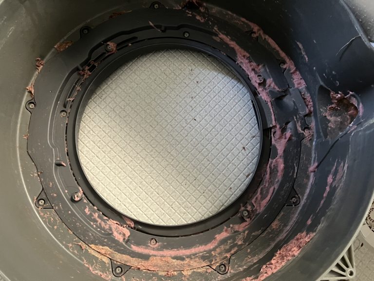 パナソニックドラム式洗濯機【NA-VXシリーズ】乾燥機能低下！分解洗浄業者の作業実績