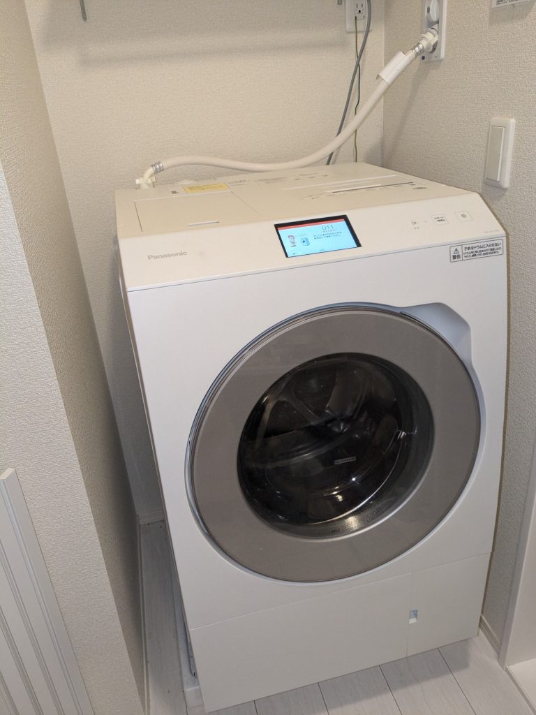 パナソニックドラム式洗濯機排水詰まり「U11」修理業者の作業内容