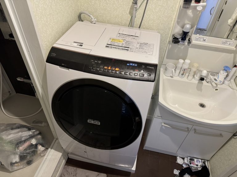 東京都で日立ドラム式洗濯機排水つまり「C02」専門業者の作業実績