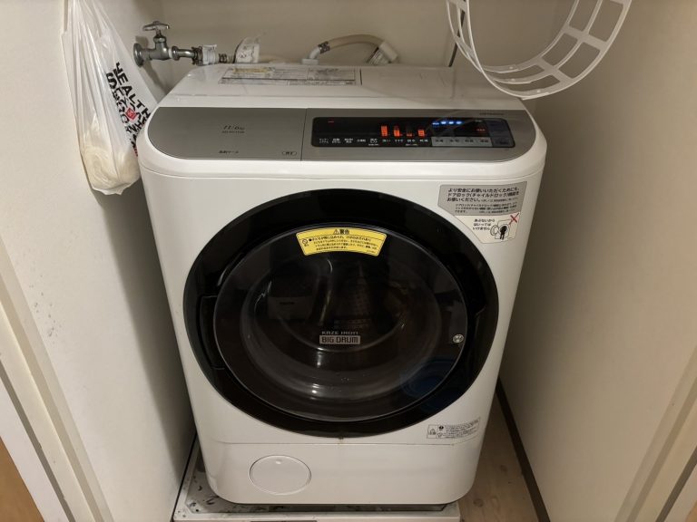 【日立ドラム式洗濯機】川崎市で排水口つまりの修理に行ってきました
