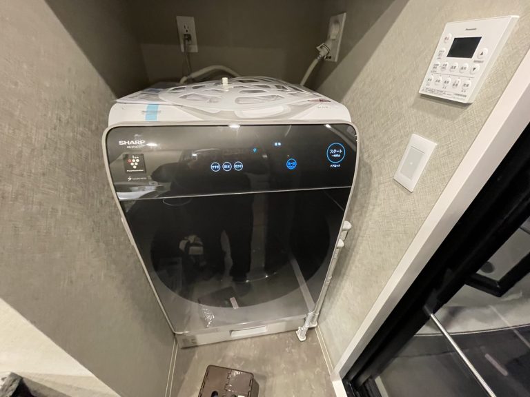 横浜市旭区でドラム式洗濯機取り付け業者の作業実績