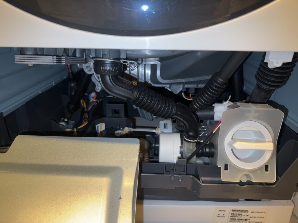 東京都江東区 パナソニックドラム式洗濯機U11 排水エラー修理